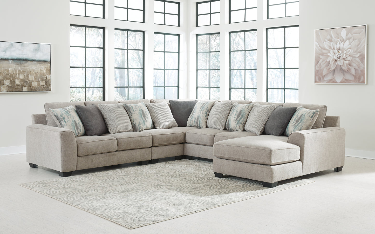 Ardsley 5-Piece Sectional with Chaise