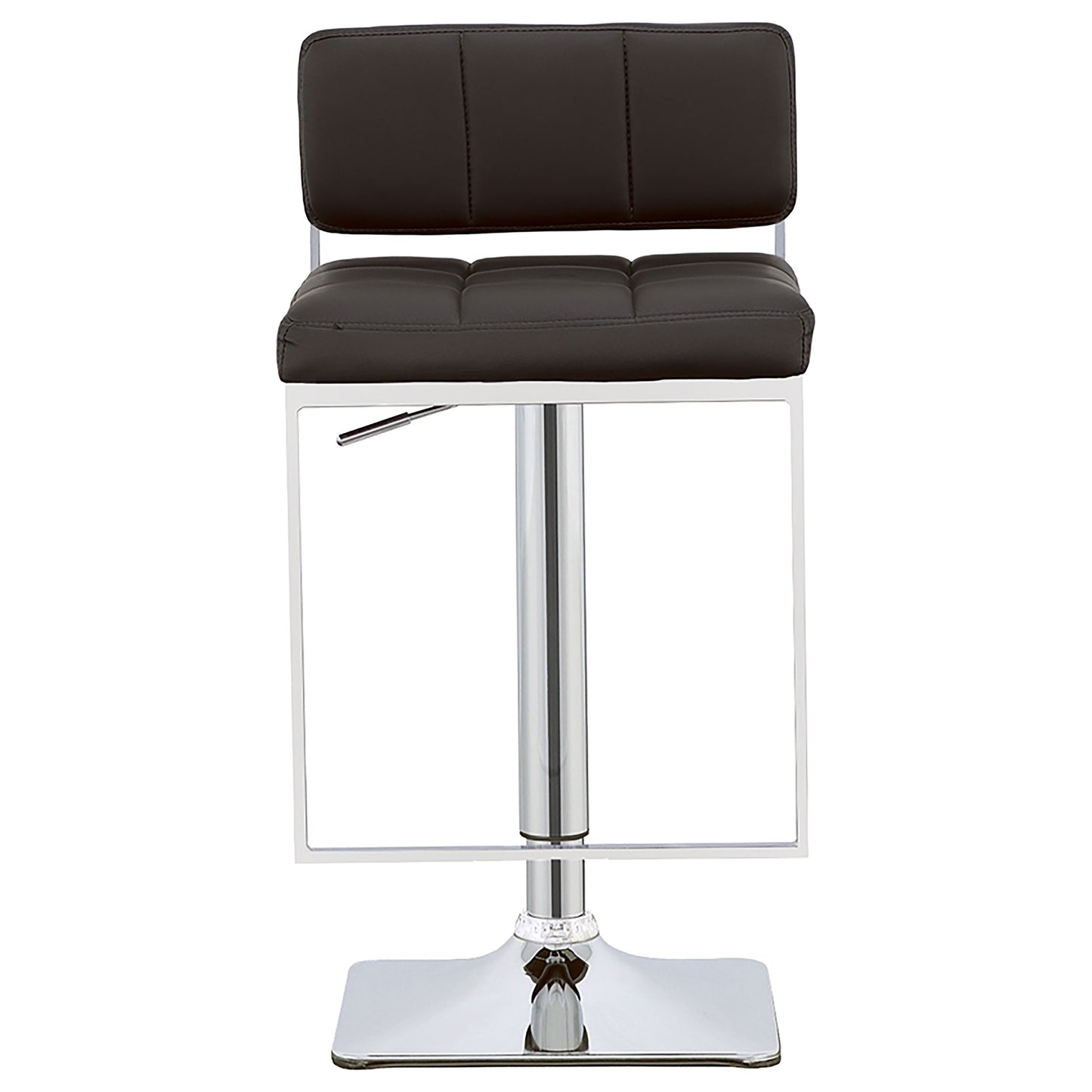 Alameda Adjustable Bar Stool Chrome and Black