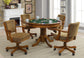 Mitchell 5-piece 3-in-1 Dining and Game Table Set Amber