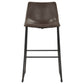 Michelle Upholstered Bar Chair Brown (Set of 2)