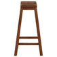 Durant Wood Backless Bar Stool Chestnut (Set of 2)