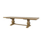 Florence 126-inch Extension Dining Table Rustic Honey