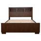 Jessica 4-piece California King Bedroom Set Cappuccino