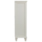 Sandy Beach 8-drawer Door Chest Cream White