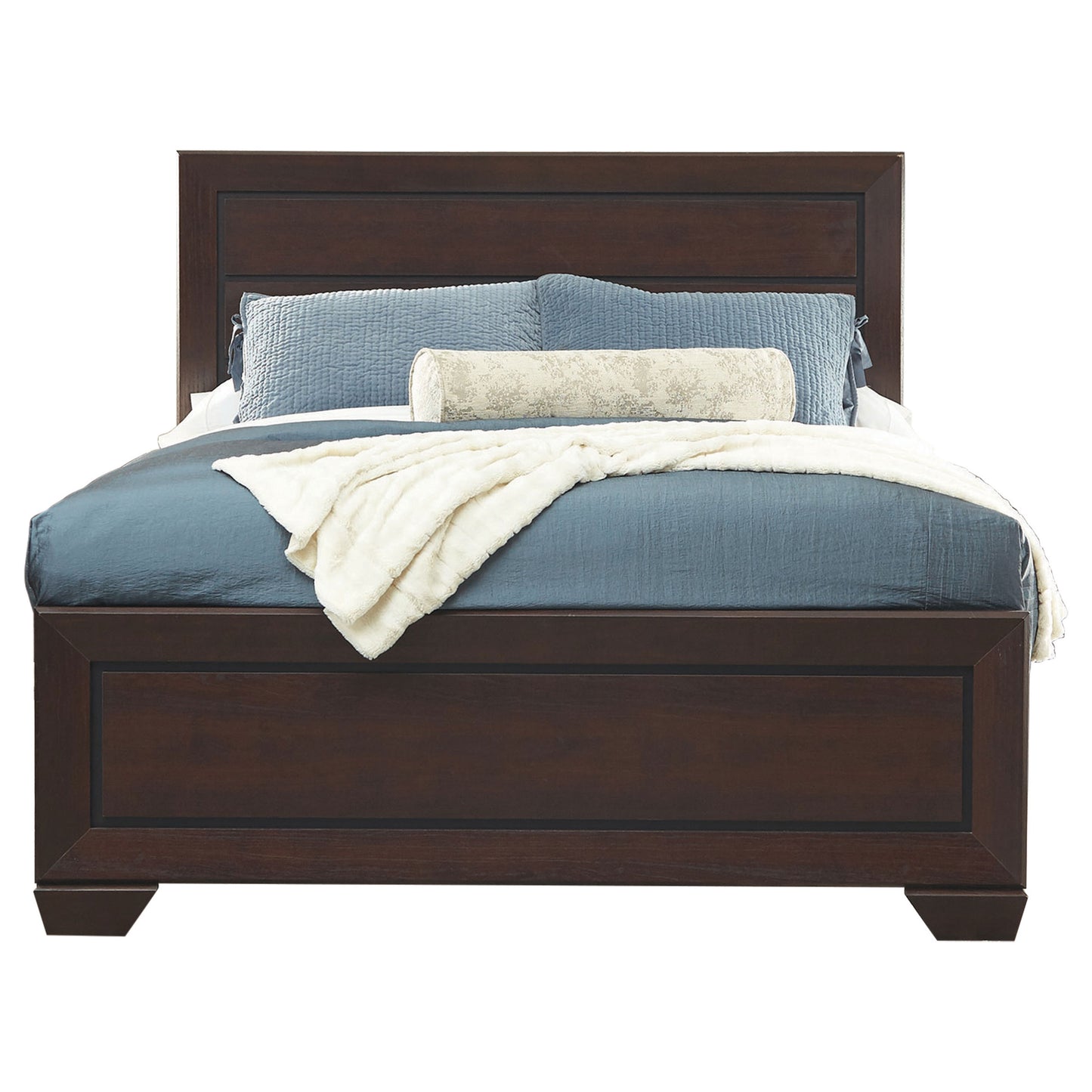 Kauffman 4-piece California King Bedroom Set Dark Cocoa