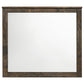 Woodmont Dresser Mirror Rustic Golden Brown