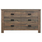 Frederick 5-piece Queen Bedroom Set Weathered Oak