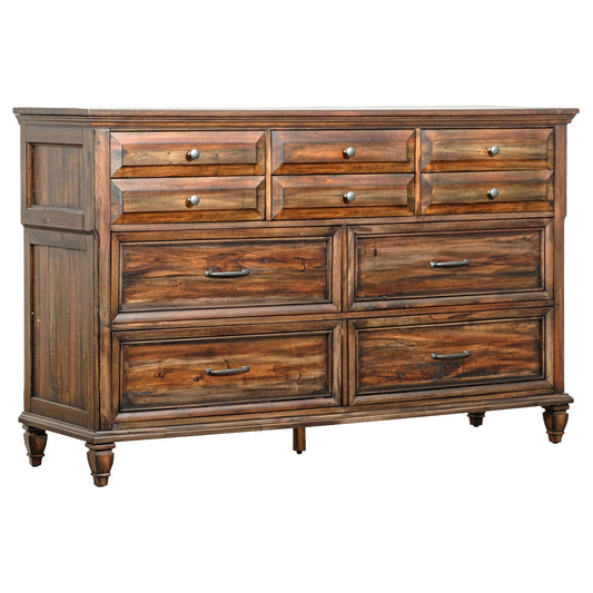 Avenue 8-drawer Dresser Weathered Burnished Brown