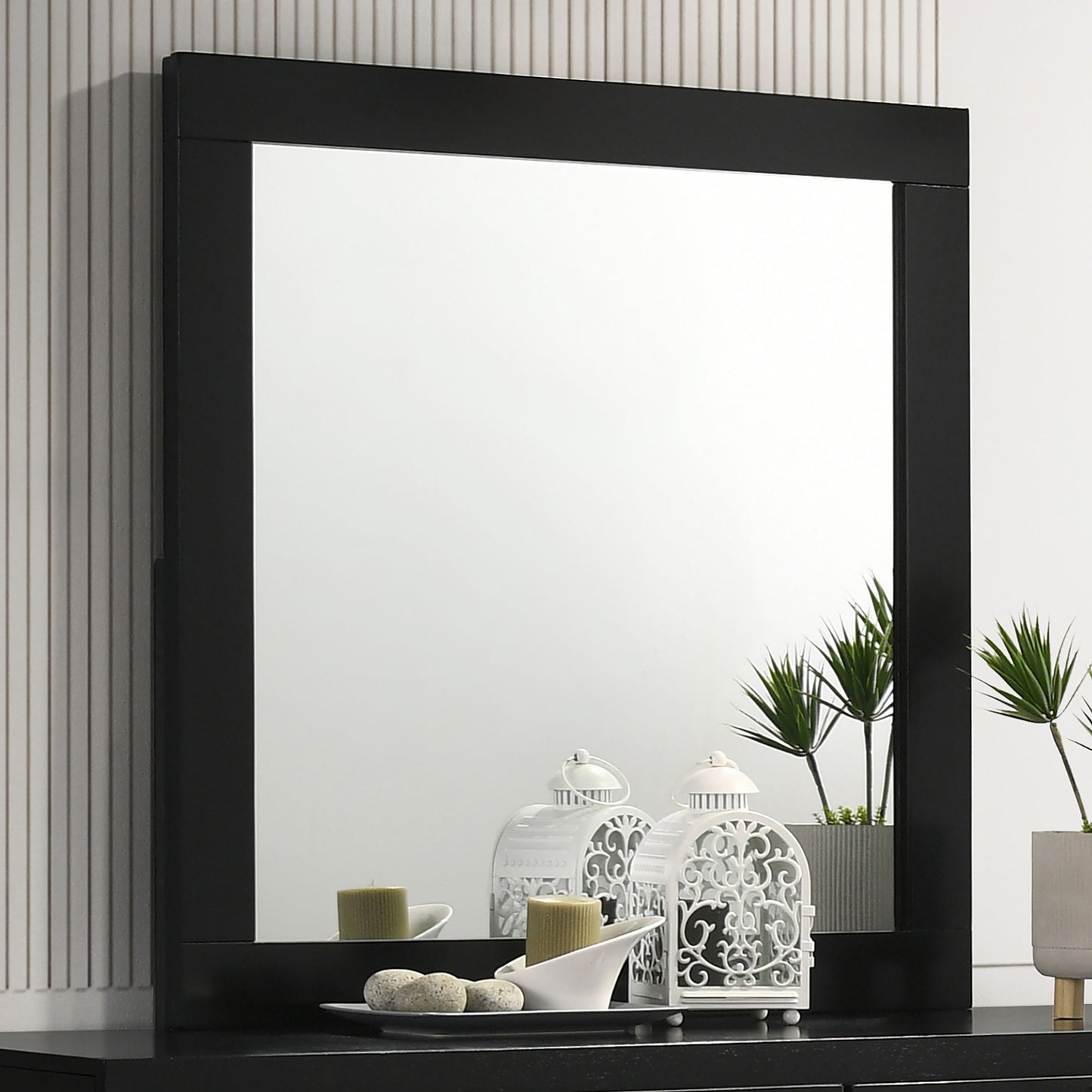 Caraway Dresser Mirror Black