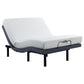 Clara Queen Adjustable Bed Base Grey and Black