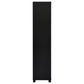 Jupiter 3-shelf Engineered Wood Media Tower Black