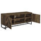 Myles 2-door Engineered Wood 60" TV Stand Rustic Oak