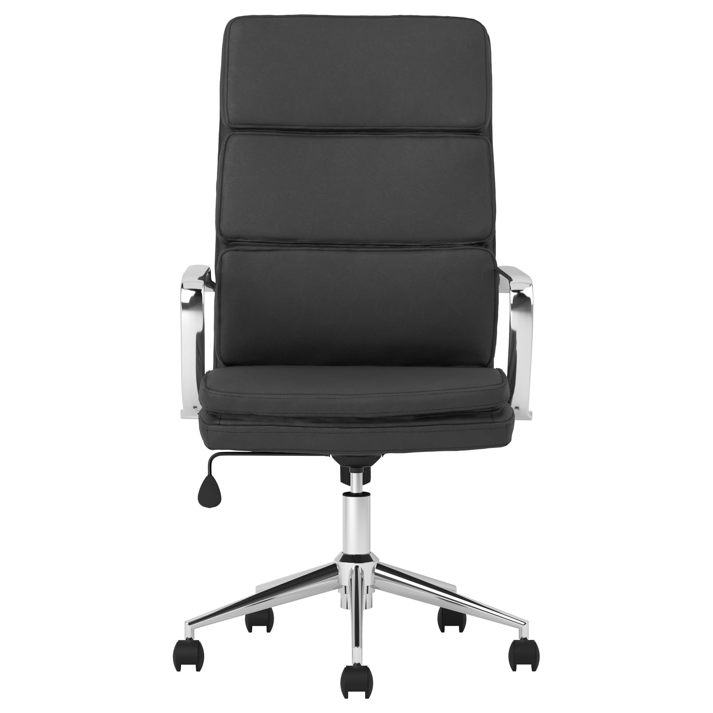 Ximena Upholstered Adjustable High Back Office Chair Black