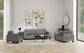 Deerhurst Upholstered Track Arm Tufted Sofa Charcoal