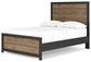 Vertani Full Panel Bed with Mirrored Dresser, Chest and Nightstand