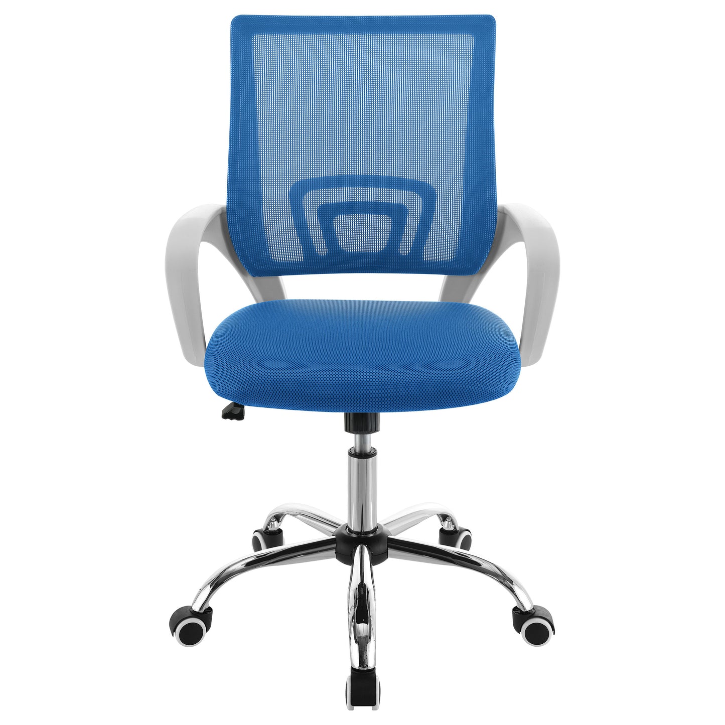 Felton Upholstered Adjustable Home Office Desk Chair Blue