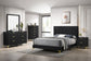 Kendall 6-drawer Dresser with Mirror Black