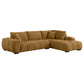 Camacho Upholstered Chaise Sectional Sofa Amber