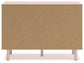 Wistenpine Full Upholstered Panel Headboard with Dresser