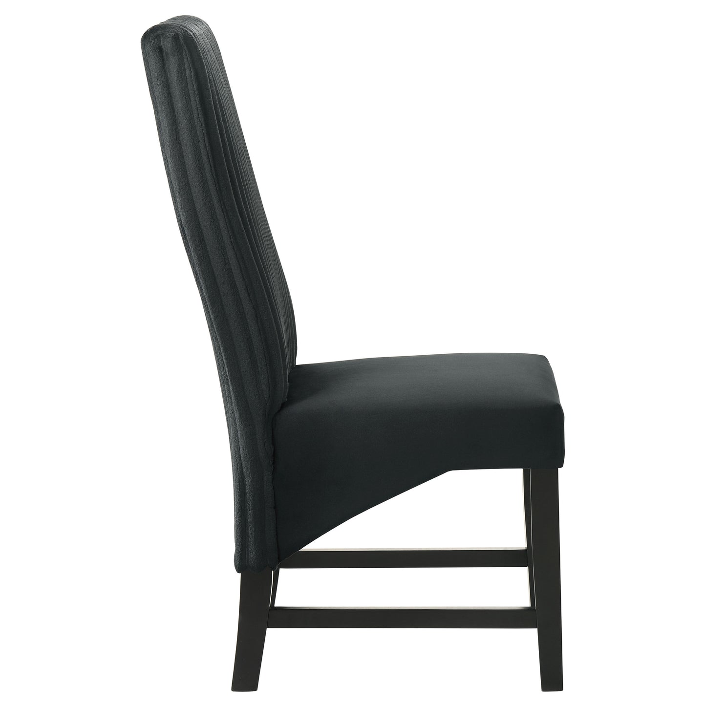 Barrand Upholstered Dining Side Chair Black (Set of 2)