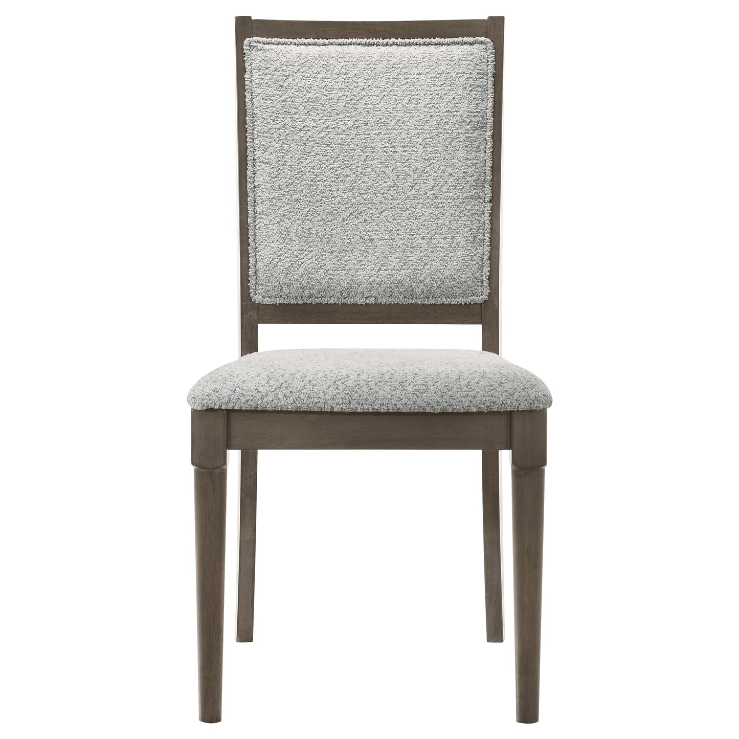 Onslow Upholstered Dining Side Chair Dark Brown (Set of 2)