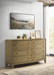 Granada 8-drawer Dresser Cabinet Natural Pine