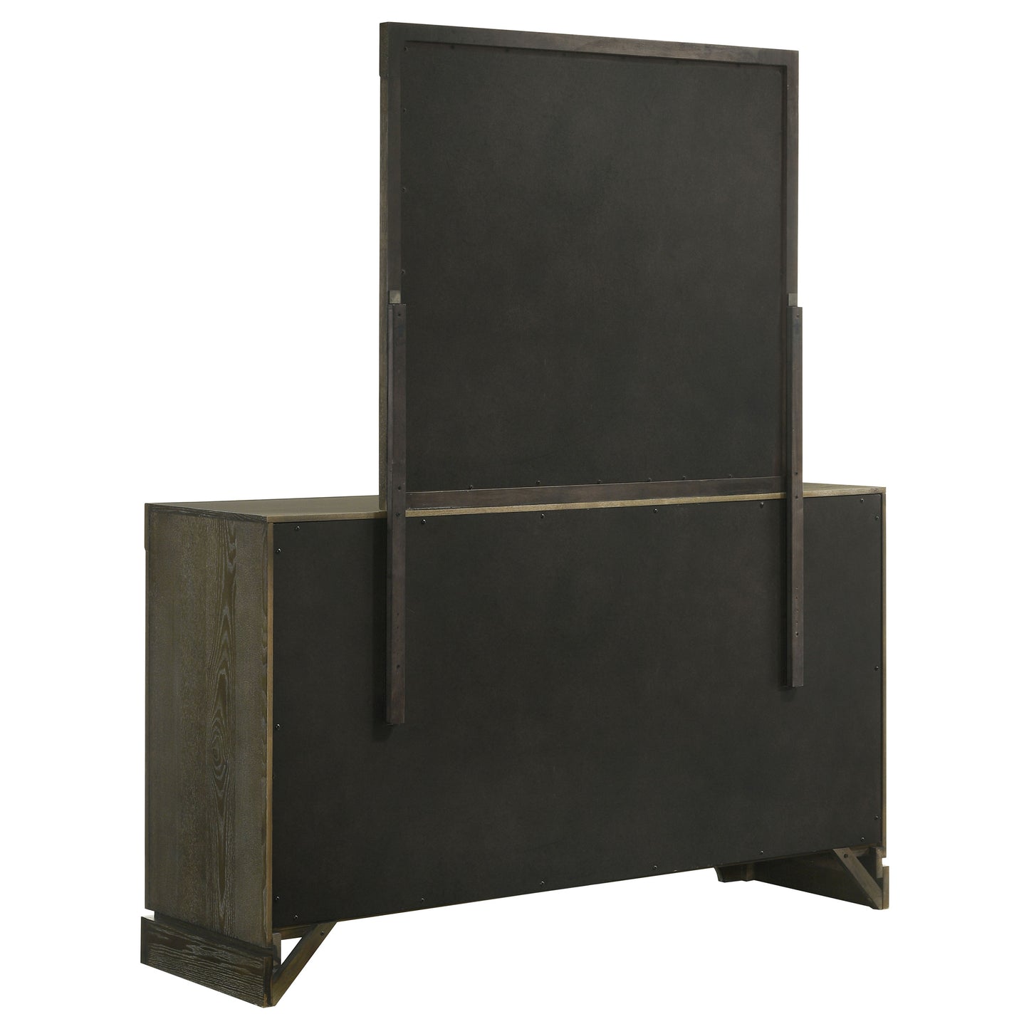 Gran Park 6-drawer Dresser and Mirror Dark Cocoa