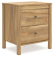 Bermacy Full Platform Panel Bed with Dresser and 2 Nightstands