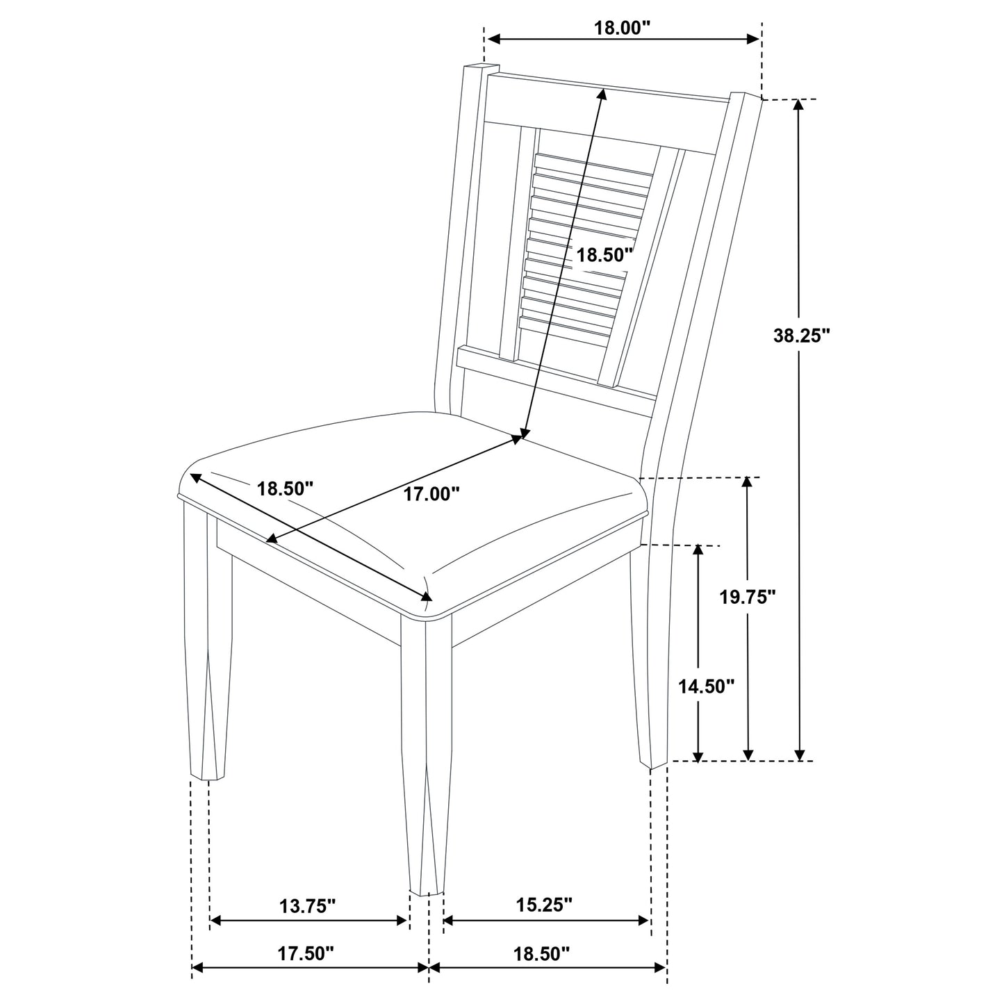 Appleton 7-piece Rectangular Dining Set Washed Black