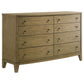 Granada 5-piece Queen Bedroom Set Natural Pine