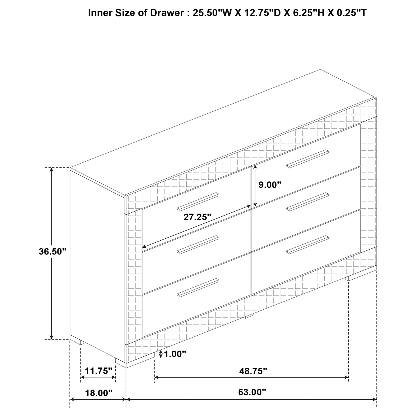 Ives 5-piece Eastern King Bedroom Set White High Gloss