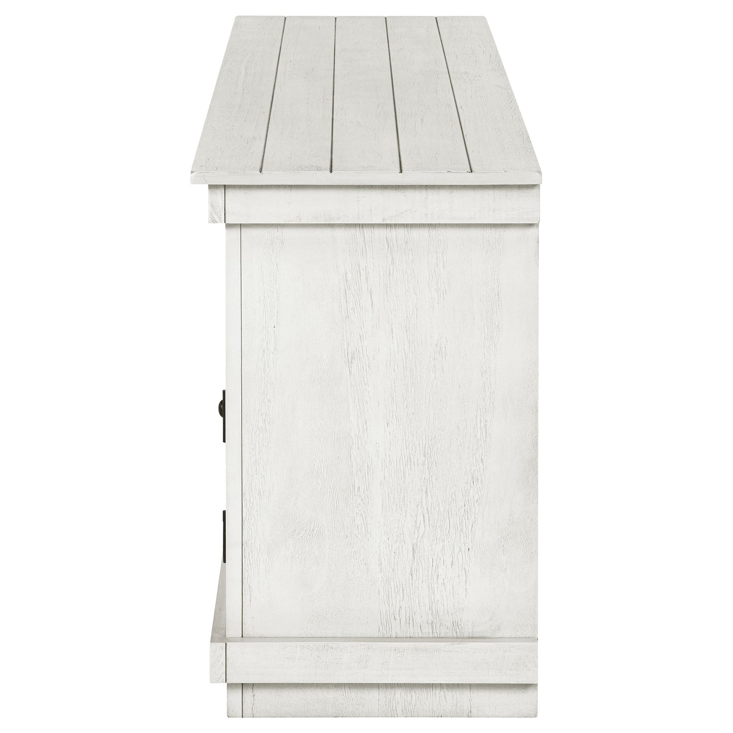 Payne 60-inch TV Stand Media Console Distressed White