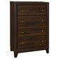 Welsley 4-drawer Chest of Drawers Walnut