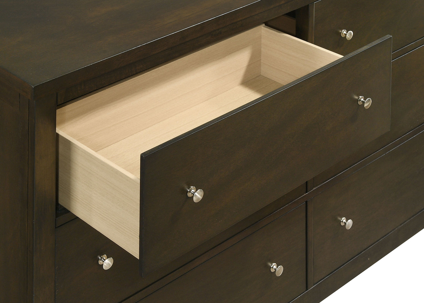 Wilkes 6-drawer Dresser and Mirror Dark Cocoa