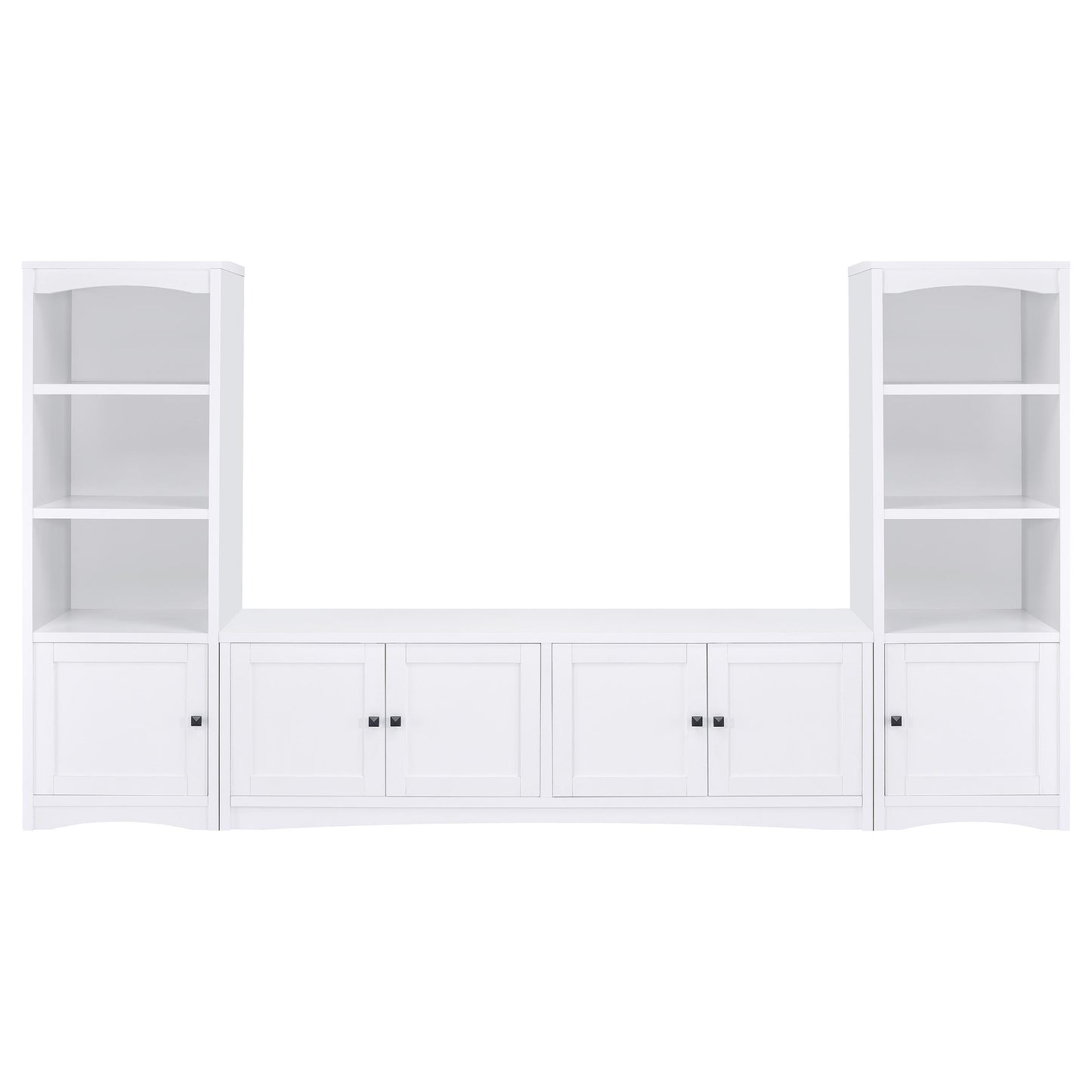 Laughlin 3-piece Entertainment Center TV Stand White