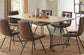 Altus 80-inch Composite Wood Dining Table Natural Oak