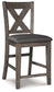 Caitbrook Upholstered Barstool (2/CN)