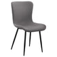 Horizon Upholstered Dining Side Chair Warm Grey (Set of 2)