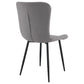 Horizon Upholstered Dining Side Chair Warm Grey (Set of 2)