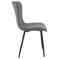 Horizon Upholstered Dining Side Chair Warm Grey (Set of 2)