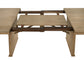 Adina 89-inch Extension Dining Table Distressed Light Brown