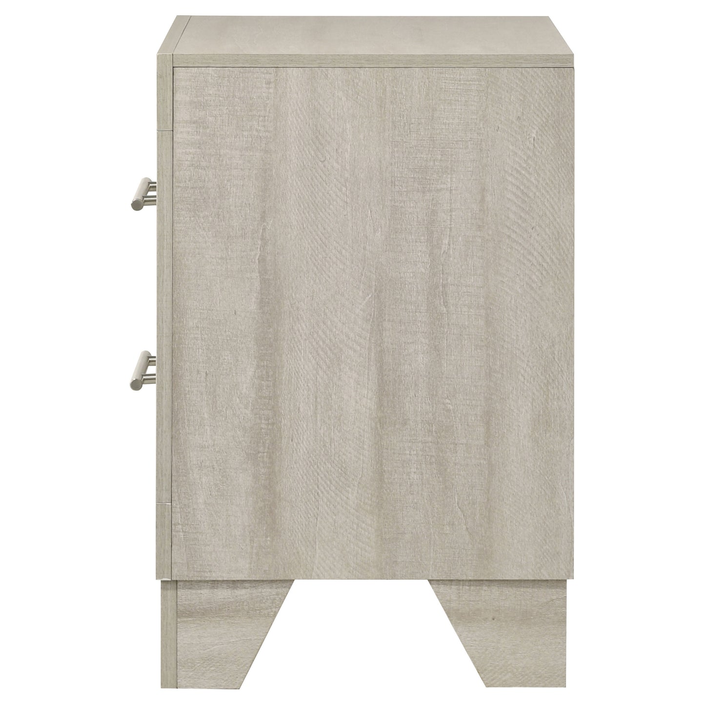 Trenton 2-drawer Nightstand Bedside Table Rustic Cream