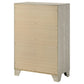 Trenton 4-drawer Bedroom Chest of Drawers Rustic Cream