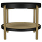 Arini 3-piece Round Coffee and End Table Set Black