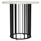 Haven 3-piece Round Marble Coffee and End Table Set Black