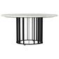 Haven 3-piece Round Marble Coffee and End Table Set Black