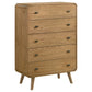 Robyn 5-drawer Bedroom Chest of Drawers Light Ash