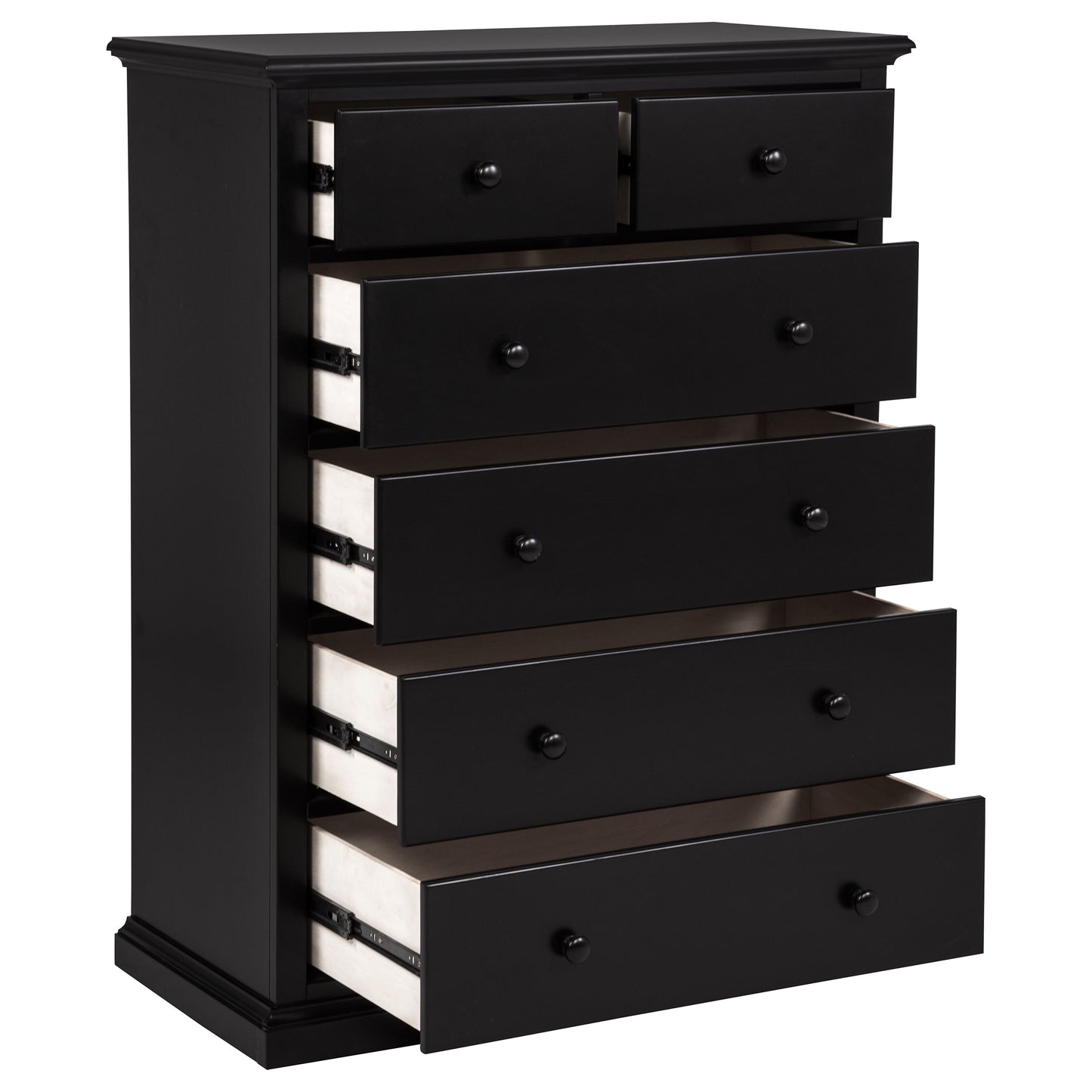 Sumerlin 6-drawer Bedroom Chest of Drawers Black