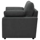 Collins Upholstered Power Recliner Chair Dark Grey