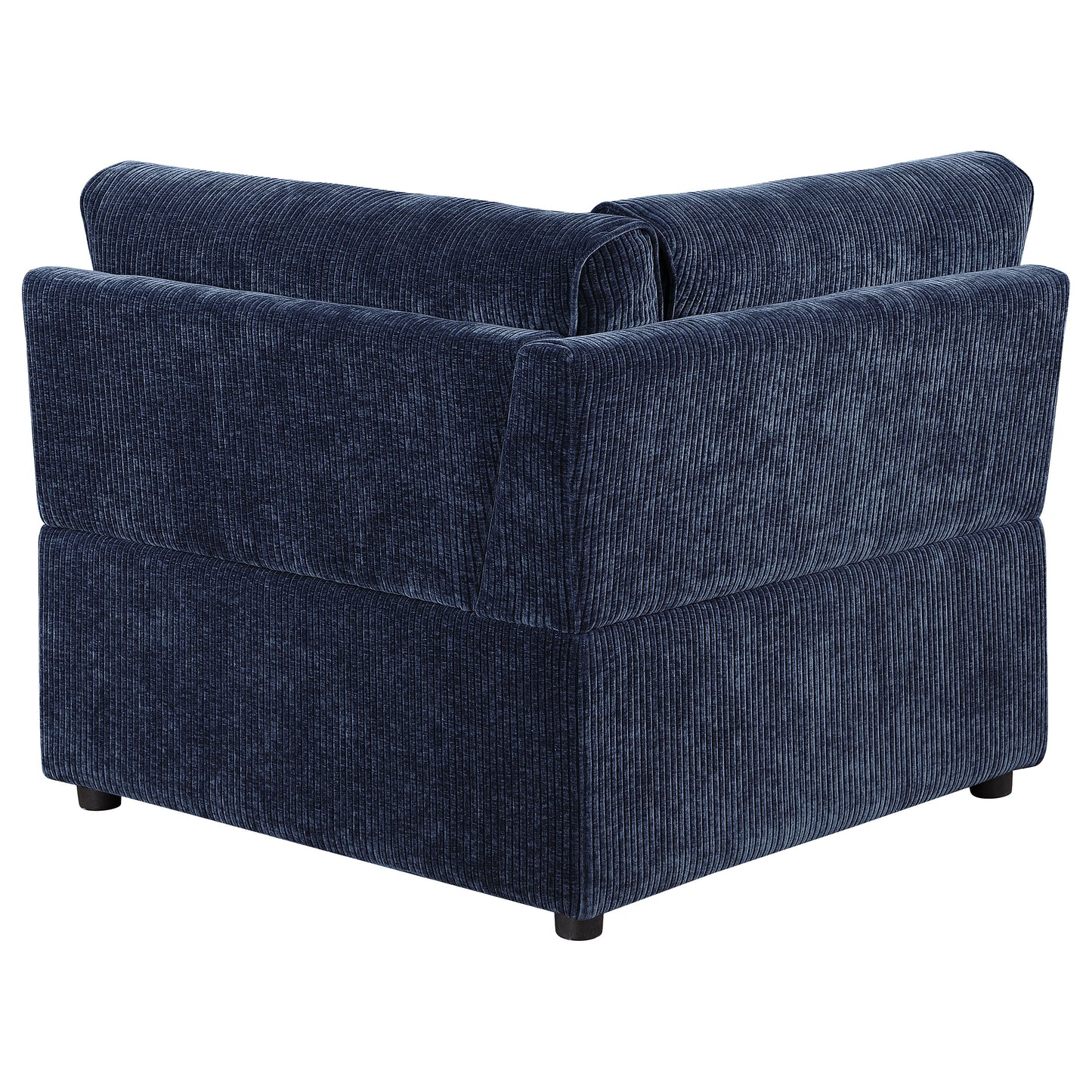 Atlantic Corduroy Upholstered Corner Chair Blue